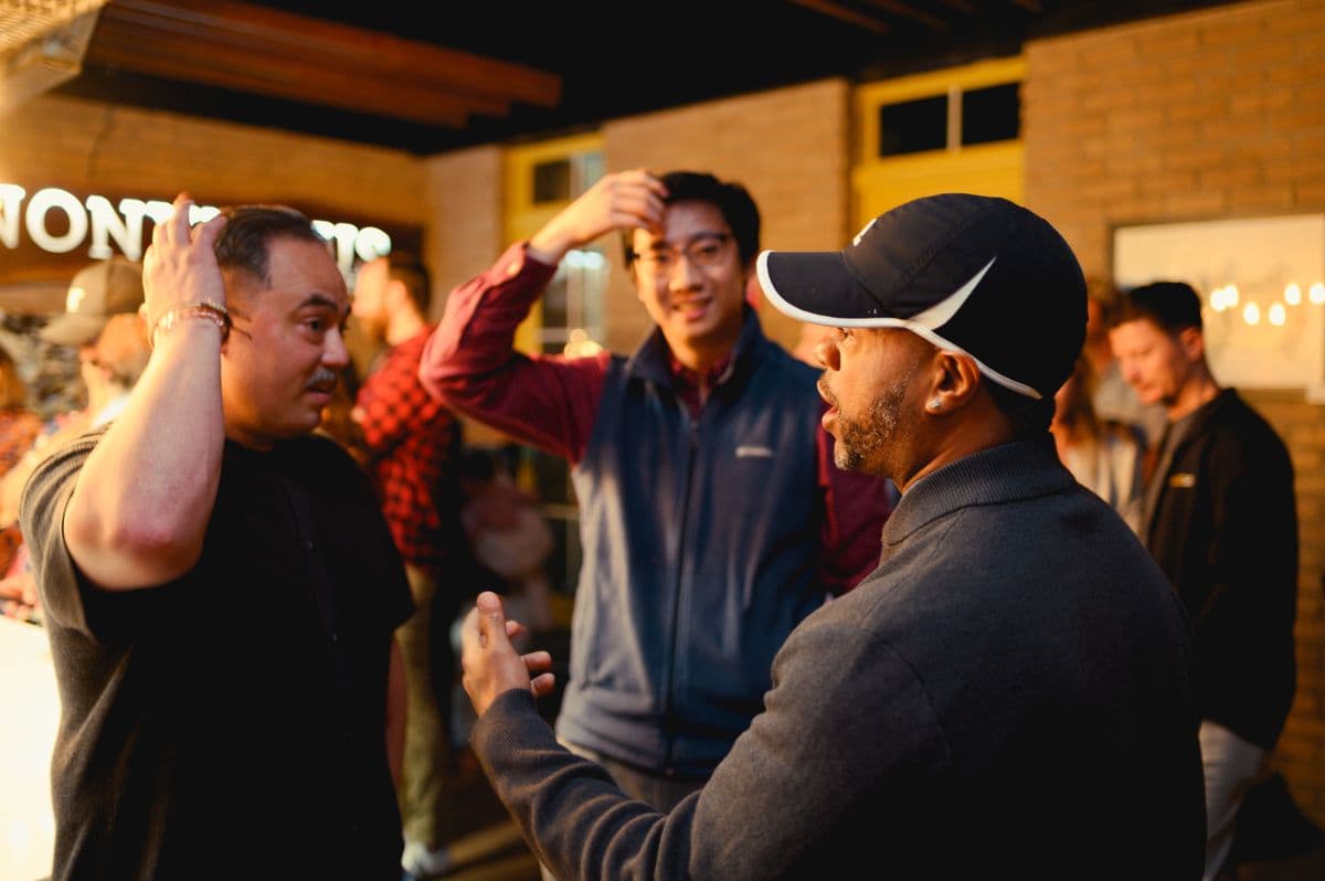 Chandelier inside Anonymous Coffee